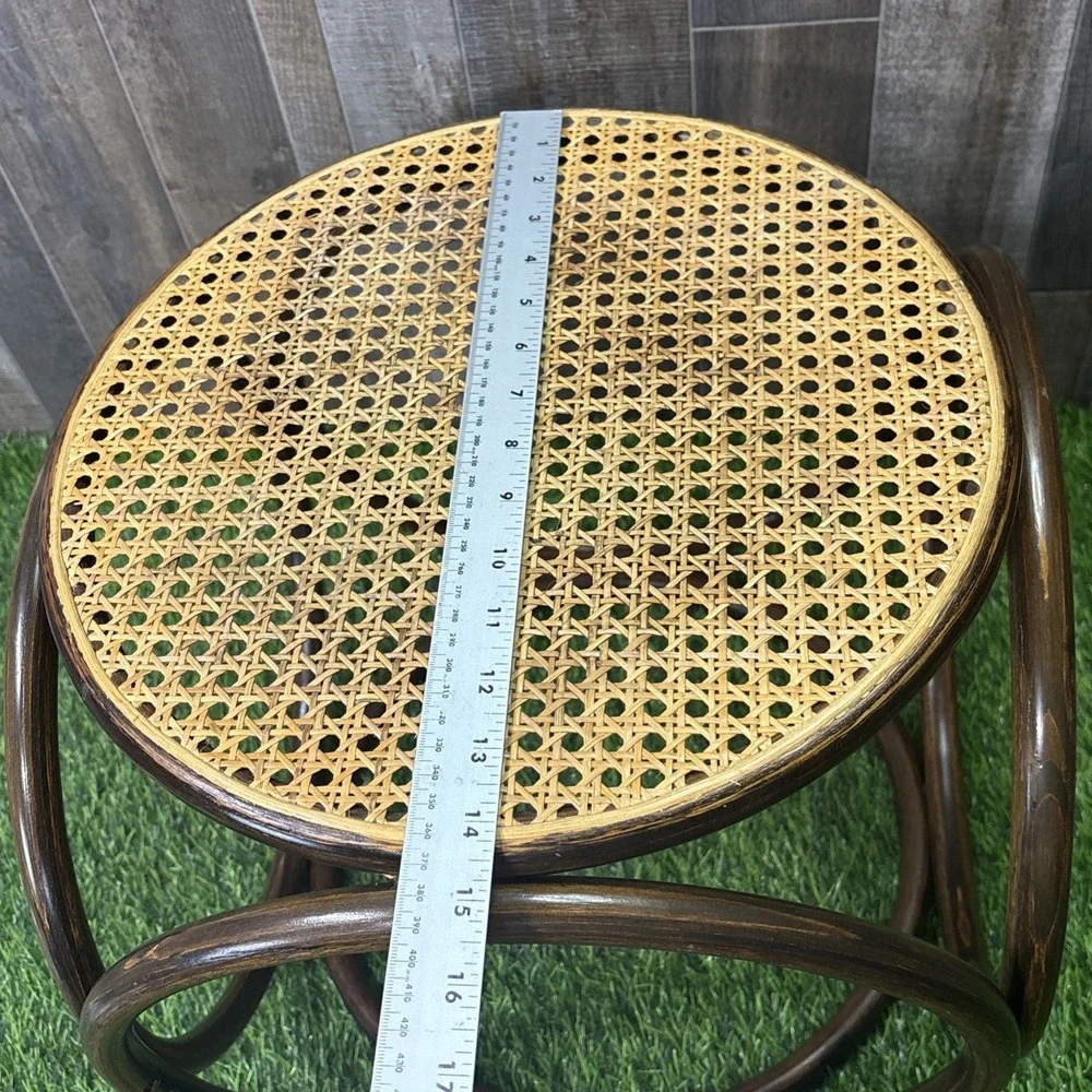Bentwood rocker footrest only rare wood wicker rattan
